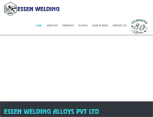 Tablet Screenshot of essenwelding.com